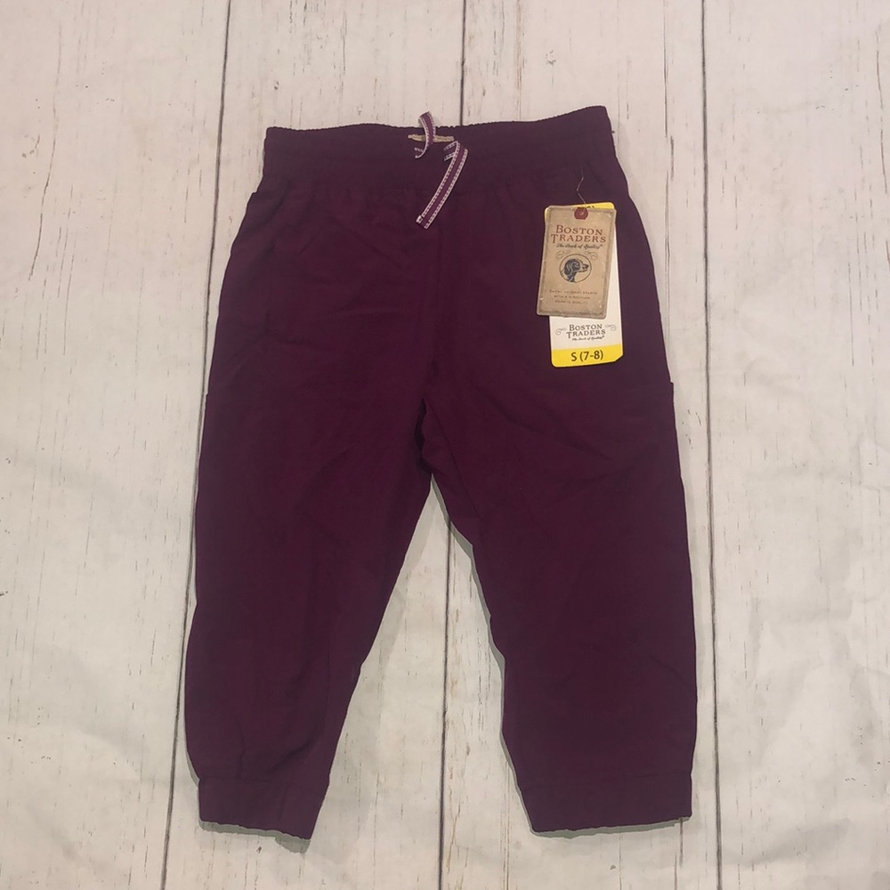 Boston Traders girls purple nwt Capri pants